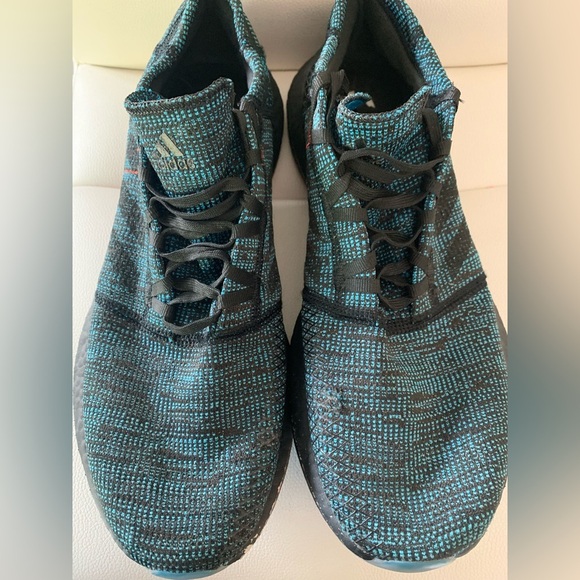 Adidas PureBoost Go Mens Size 12 Cyan Athletic Running Shoes Sneakers 121522550 - Picture 1 of 10